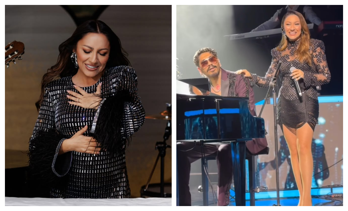 Andra, apariție incendiară la concertul lui Connectr de la Sala Palatului. Ținuta sexy cu care artista a atras toate privirile