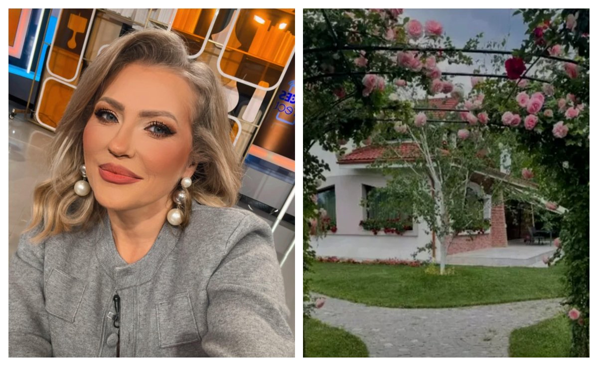 Cum arată vila cu piscină pe care Mirela Vaida o are la Snagov: ”Pădurea e imediat lângă noi, vedem căprioarele dimineață”