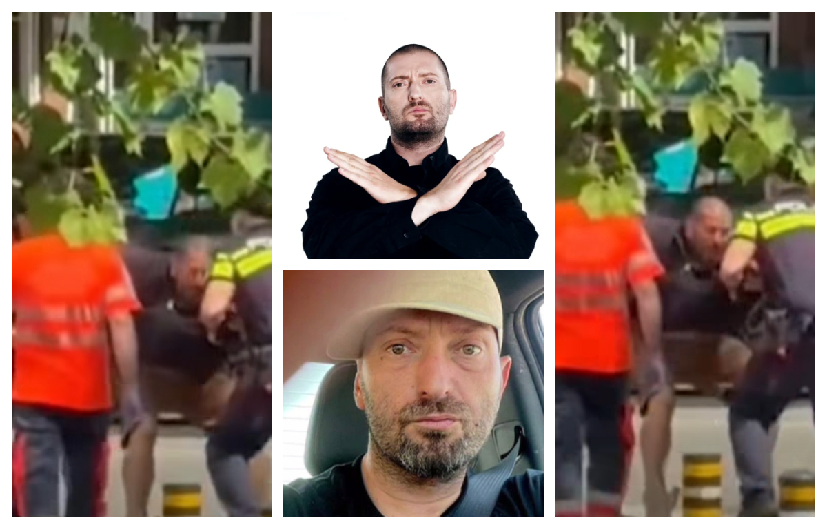 Noi imagini cu Cheloo imobilizat de poliţie. Ce spunea rapperul înainte de incident: „Am fost somatizat” VIDEO