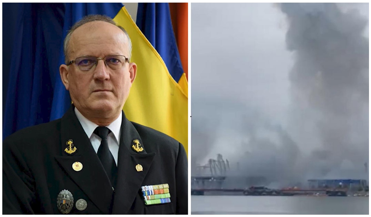 EXCLUSIV Drona ucraineană explodată în Portul Constanța, incident cu risc major. Care ar fi fost, de fapt, ținta, contraamiral: „Cine a preluat controlul sigur a vrut să o ducă la Oil Terminal”