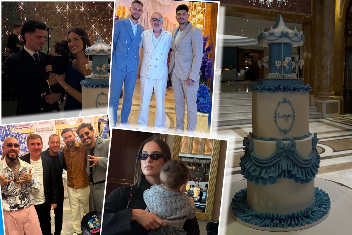 Petrecere de moț pe lux și opulență pentru fiul lui Ianis Hagi. Invitați aleși pe sprânceană au venit să se bucure alături de micuțul Giorgios