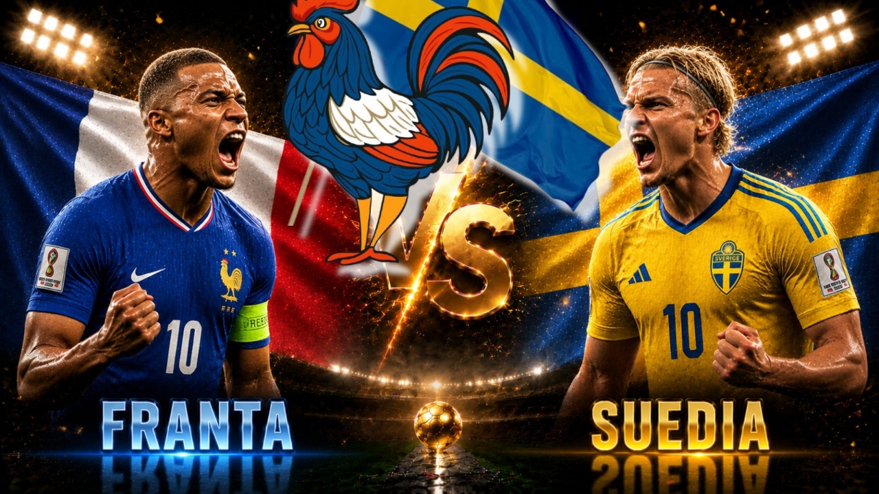 ANTENA 1 ONLINE FRANŢA – SUEDIA LIVE VIDEO STREAMING. Mbappe şi Dembele reintră în scenă pe stadionul care va găzdui finala CM 2026
