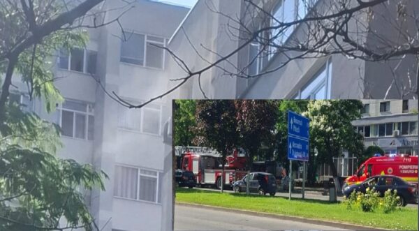 Incendiu la un bloc din Slatina, focul a pornit de la o hotă