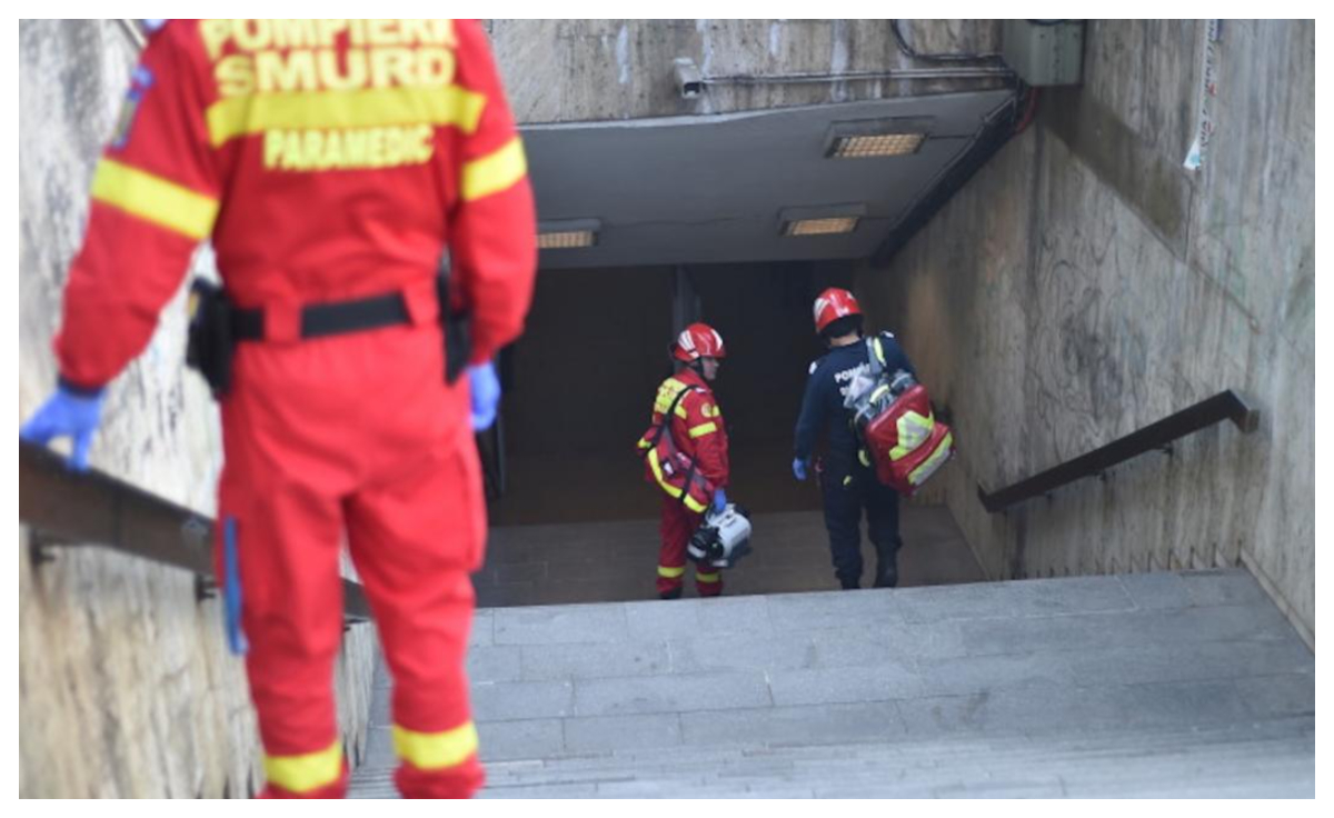 Incendiu puternic la metrou. Anunțul de ultimă oră făcut de reprezentanții Metrorex