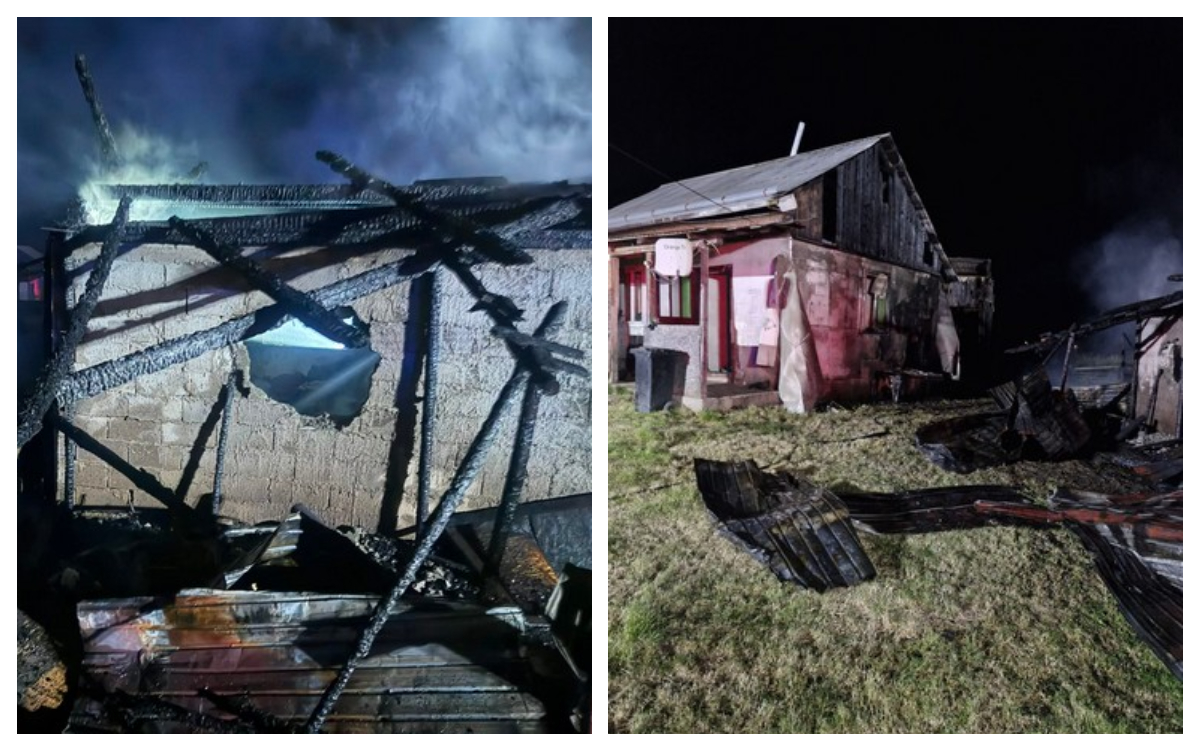 Incendiu devastator în Suceava. O fată de 15 ani a ars de vie în casa cuprinsă de flăcări