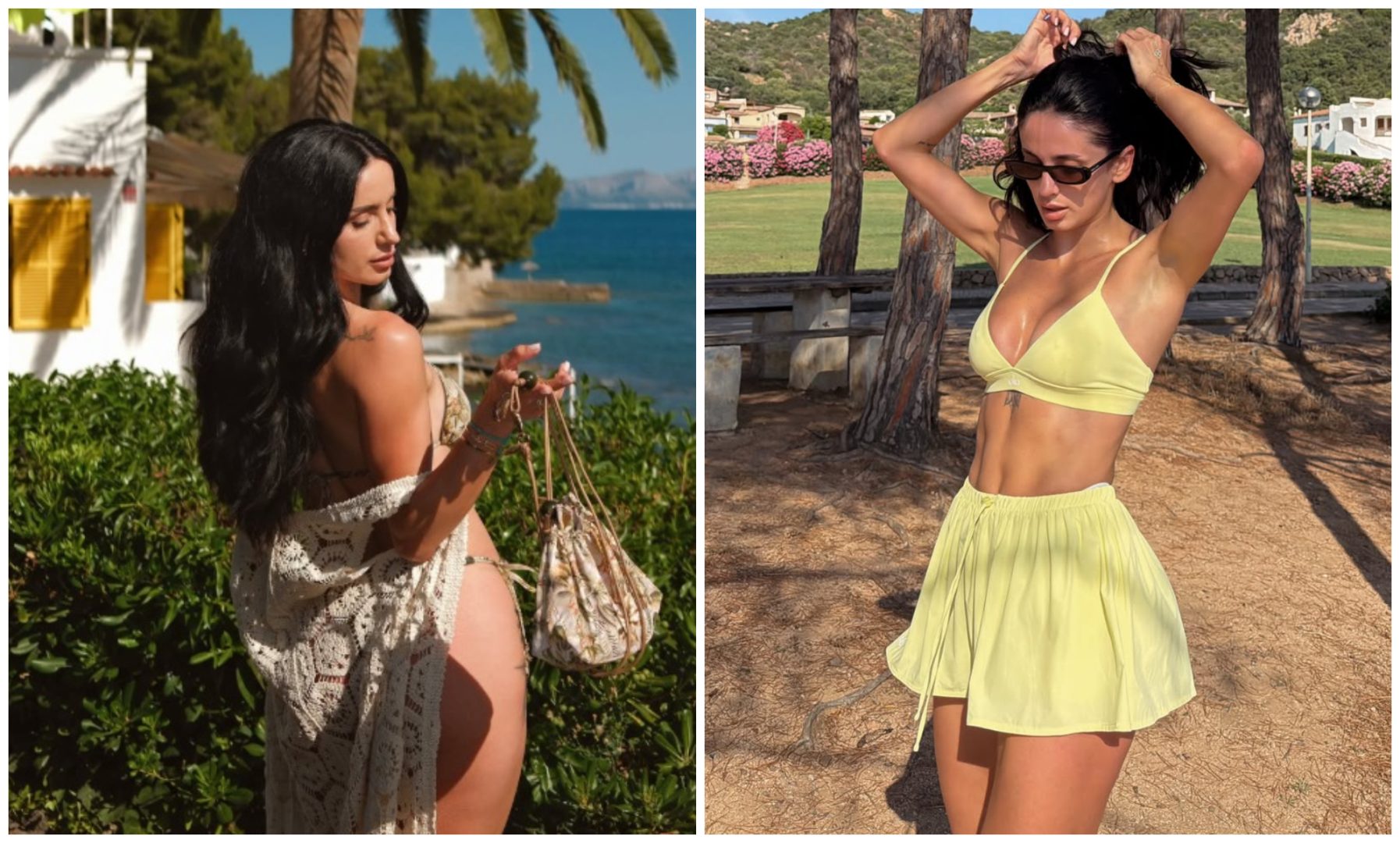 FOTO Vacanță fără sfârșit pentru Ioana Grama. Influencerița s-a afișat în ipostaze extrem de sexy pe coastele din Sardinia
