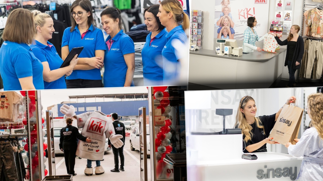 Pepco, Kik și Sinsay, printe retailerii care au angajat anul trecut aproximativ 1.400 de persoane