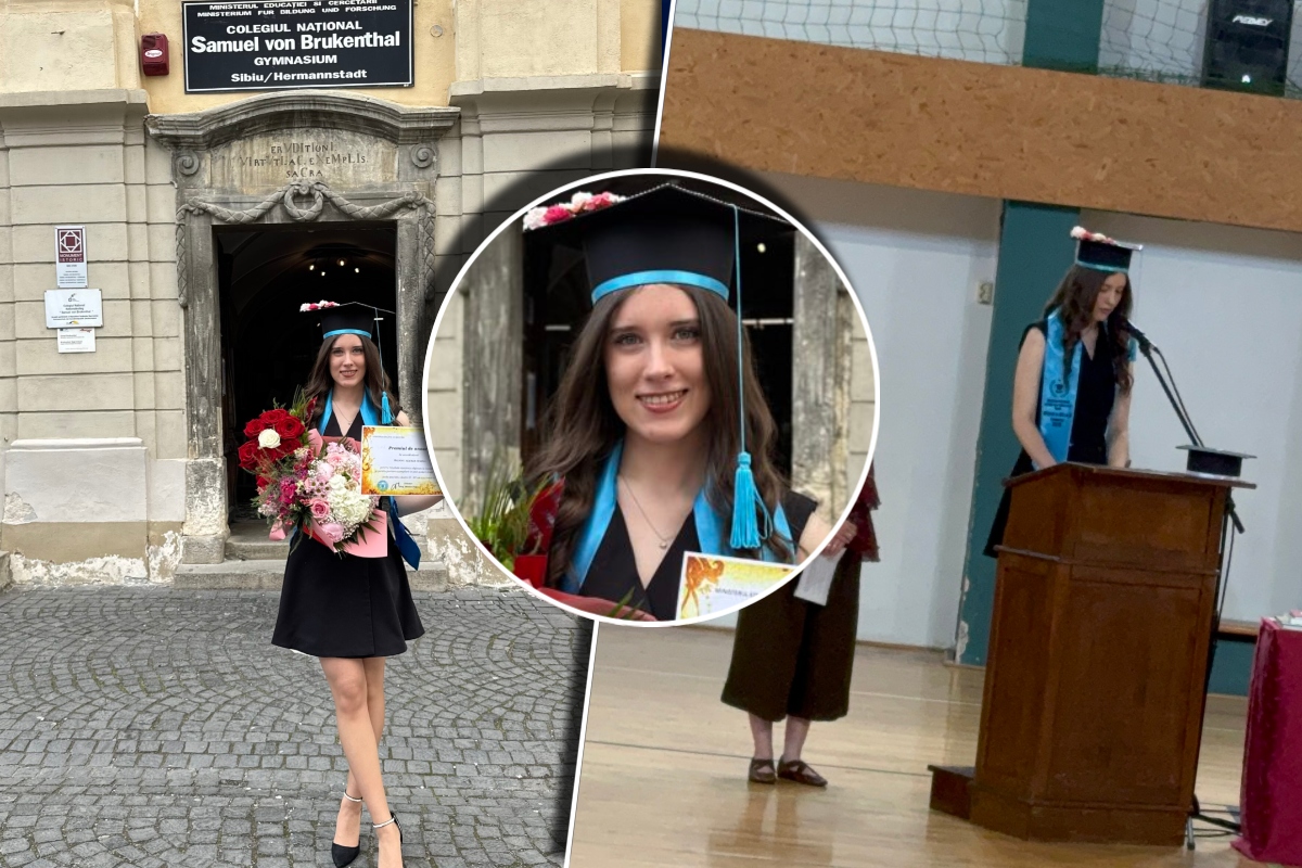 Secretele unui șef de promoție! Cum a reușit Alexia Tecioiu, absolventă a Colegiului „Brukenthal” din Sibiu, să încheie clasa a XII-a cu media 10: „Nu am transformat școala în singura mea preocupare. Performanța nu înseamnă doar învățat continuu”