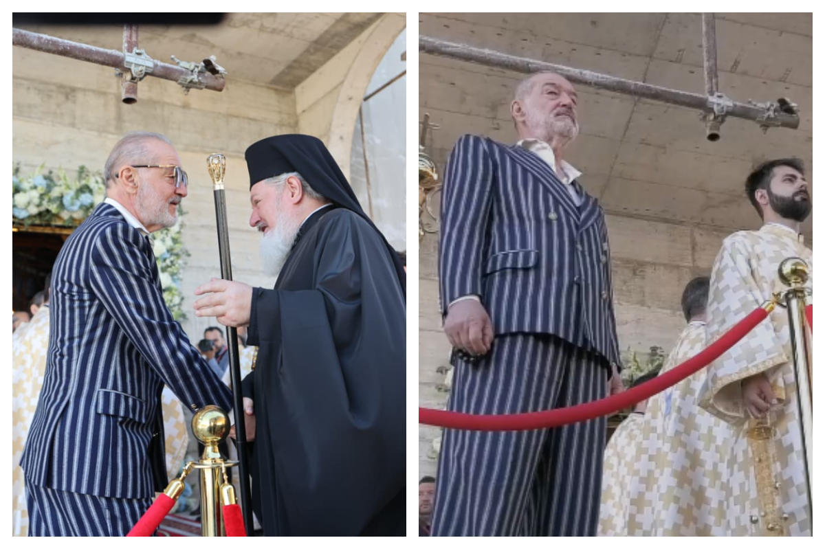 Gigi Becali a sfințit biserica de 10 milioane de euro, pe care a făcut-o în Pipera. Imagini de colecție de la slujbă