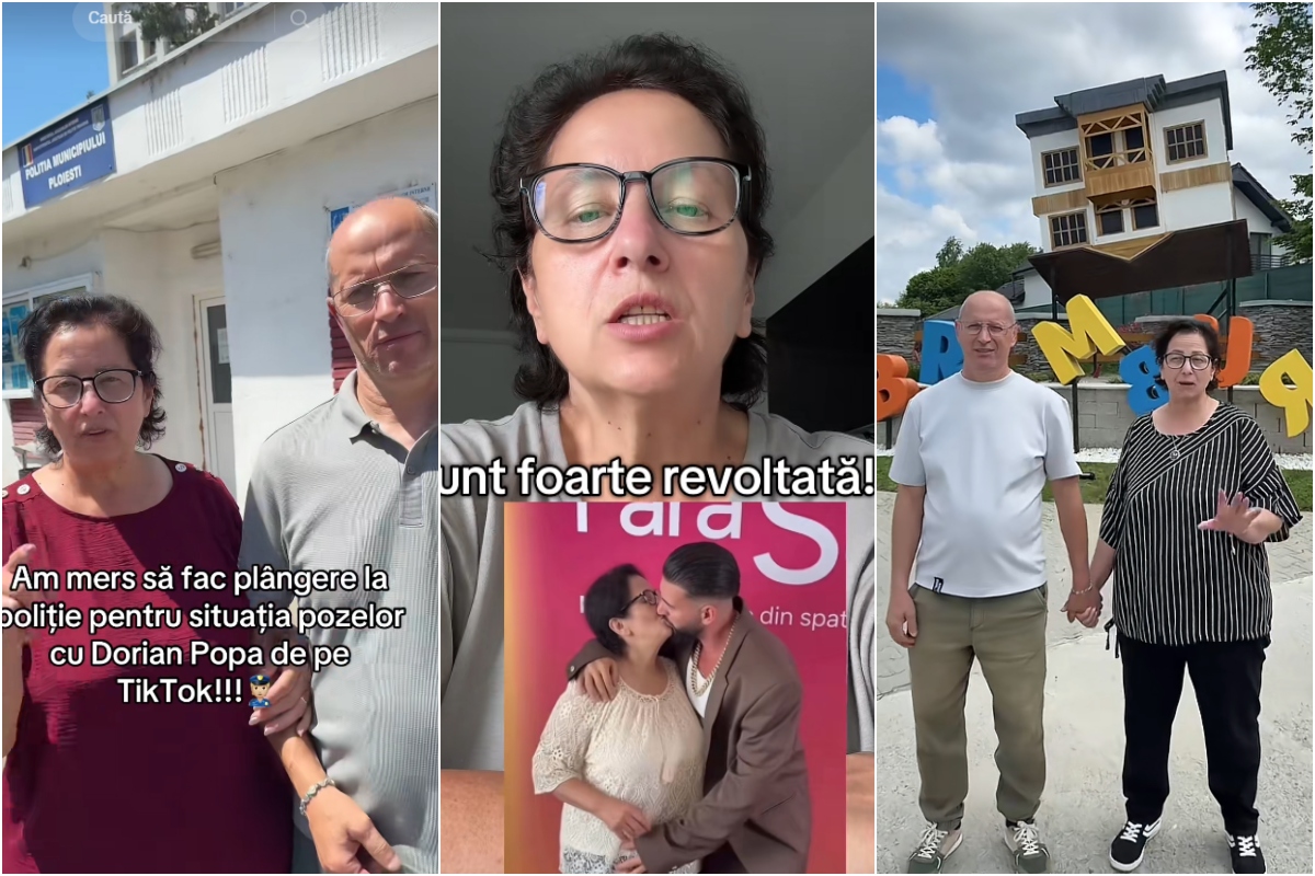 Celebra tiktokeriță Adriana Giculina a făcut plângere la poliție după ce a apărut într-o poză creată cu AI în care se sărută cu Dorian Popa: „Facem caterincă, dar totul are o limită. Cum vă permiteți așa ceva?”