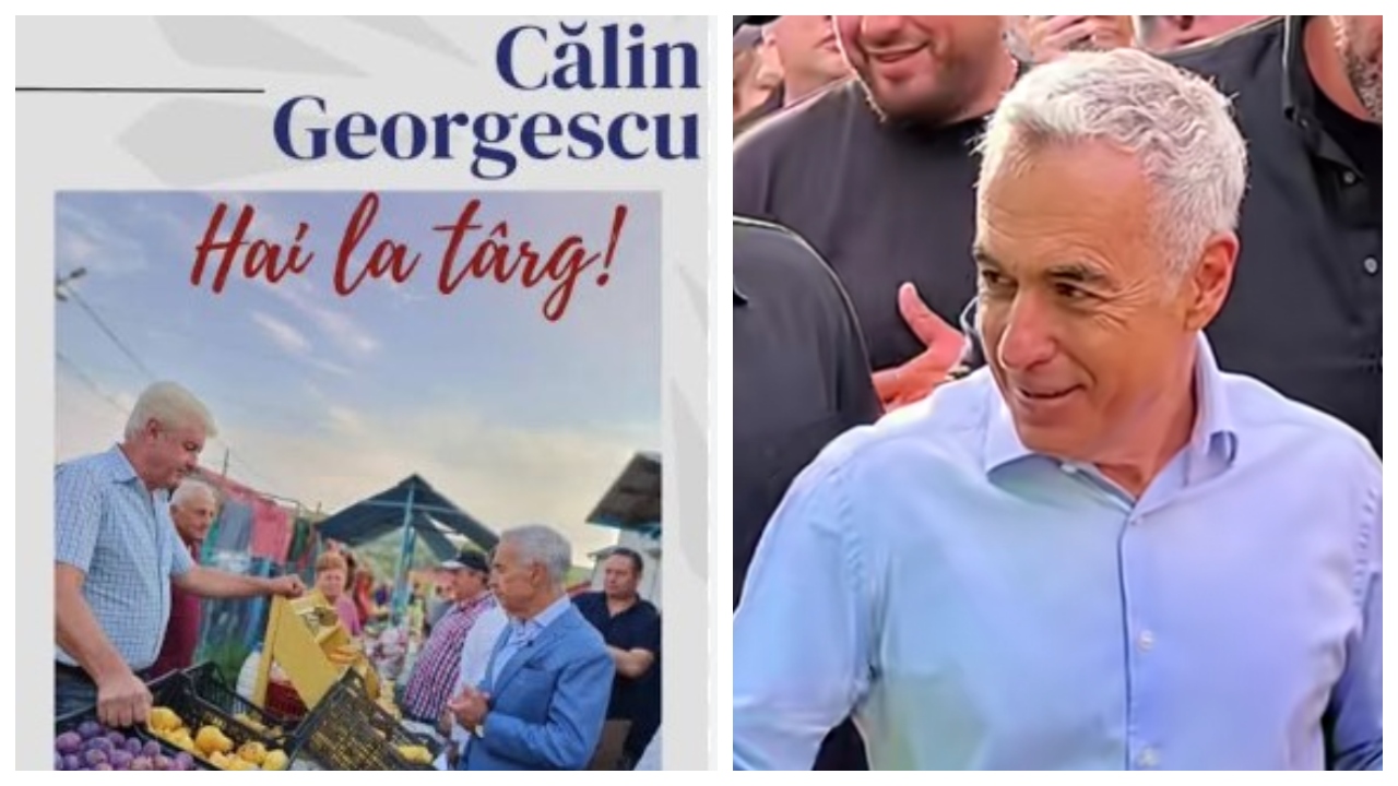Călin Georgescu, vizită regizată la așa-zisul târg de la Izbiceni! Producătorii locali au fost aduși din alte județe. Primar: ” Ca pe vremuri, când era ‘marele conducător’ ”