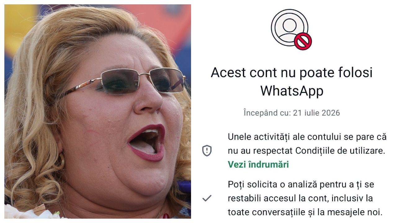Șoșoacă tună și fulgeră după ce a primit interzis pe WhatsApp. ”Toate conturile oficiale ale S.O.S. România au fost închise! Este acțiune de servicii secrete!”