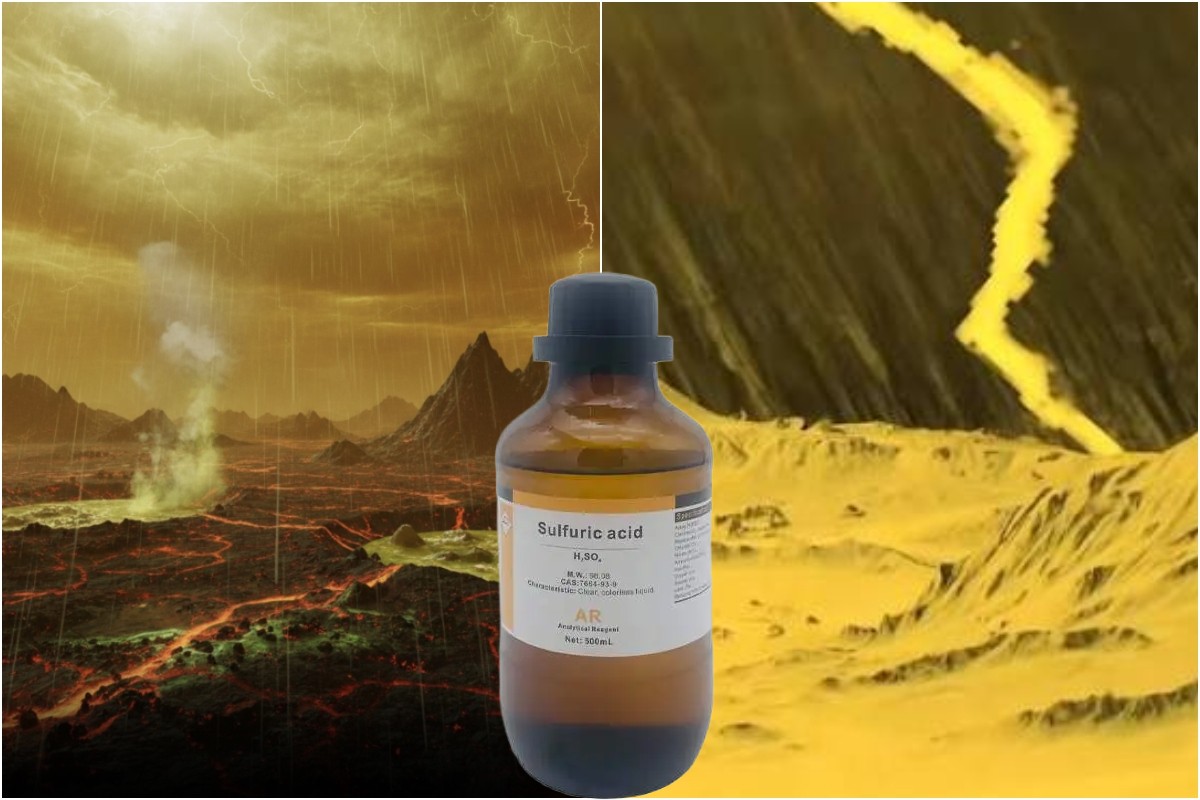 Locul în care plouă cu acid sulfuric. Ce s-ar întâmpla dacă un om ar ajunge aici