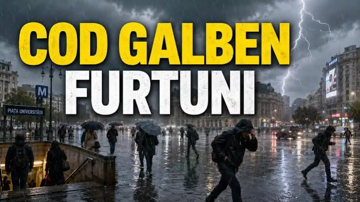 Alertă de la ANM. Ce zone sunt vizate de furtuni și cum se schimbă vremea în următoarele zile