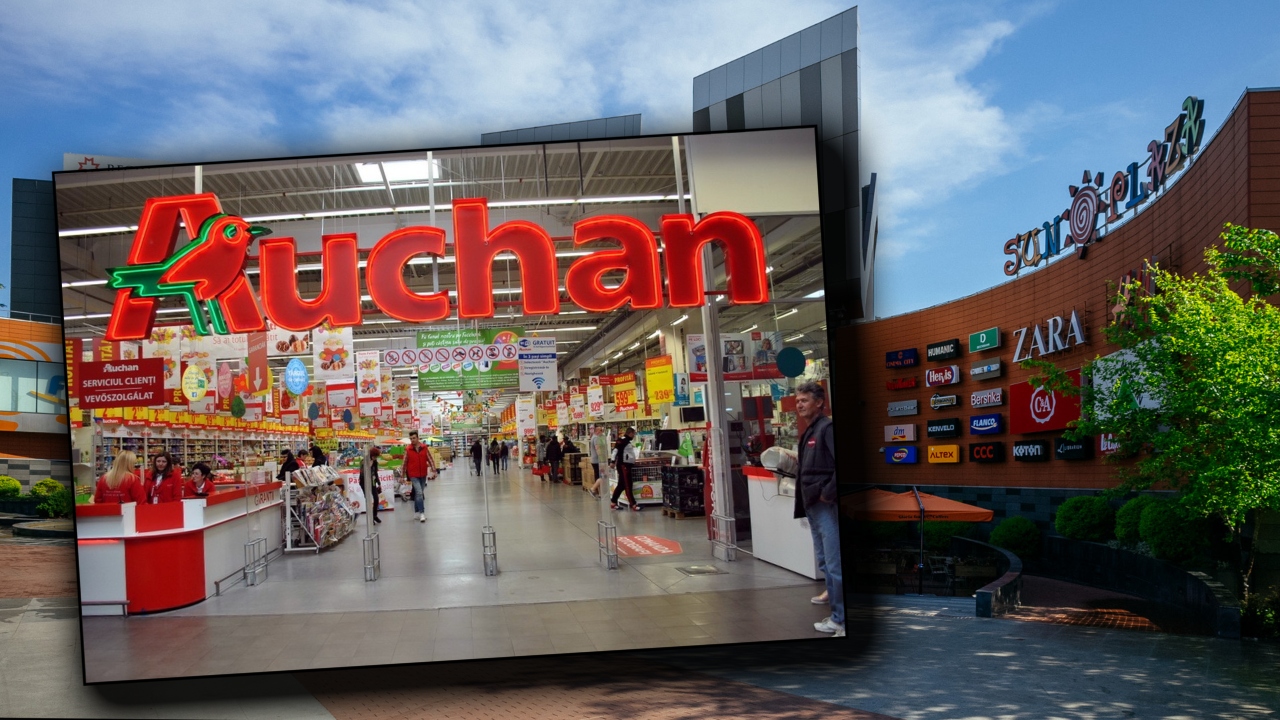 Auchan se pregătește de deschiderea noului hipermarket din Sun Plaza. Se recrutează 160 de angajați pentru două locații