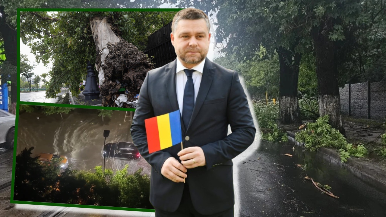 Reacția lui Ciucu, după furtuna devastatoare din București: „Se putea şi mai rău, infrastructura a făcut faţă cu brio”