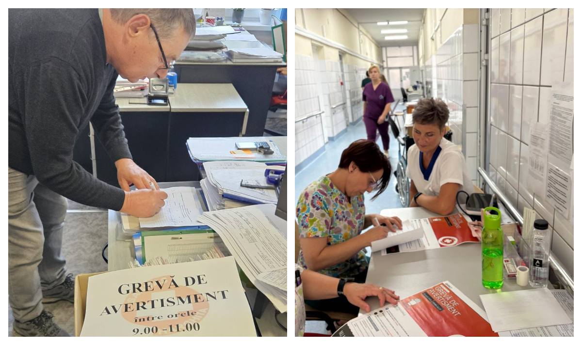 Grevă de avertisment în spitalele din România din cauza legii salarizării. Sindicaliștii anunță grevă generală pe 28 iulie