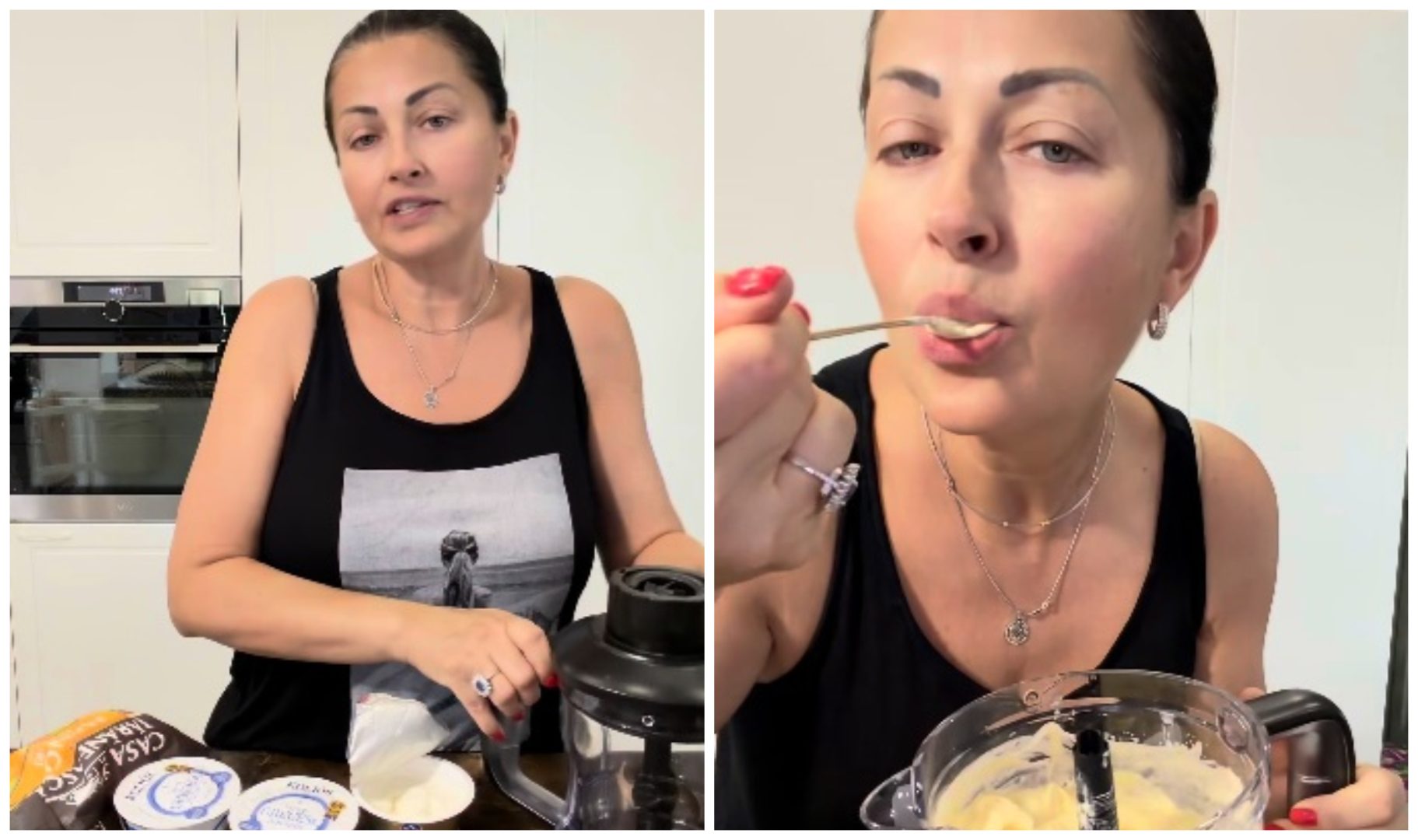 Gabriela Cristea a dezvăluit rețeta de înghețată proteică: „Se face repede și e super delicioasă”
