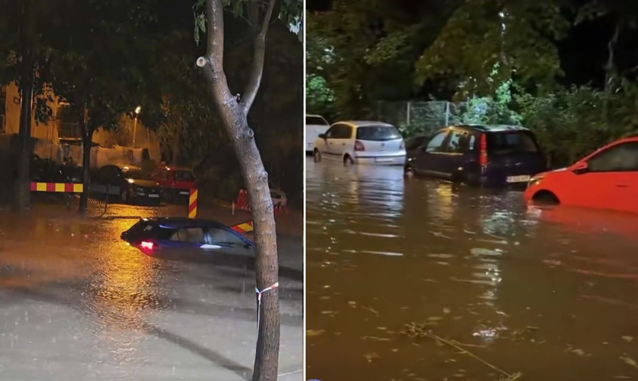 Cea mai puternică furtună din ultimii 40 de ani! Apa Nova explică potopul care a inundat Capitala: „Au căzut 120 de litri de apă pe metru pătrat în 15 minute!”