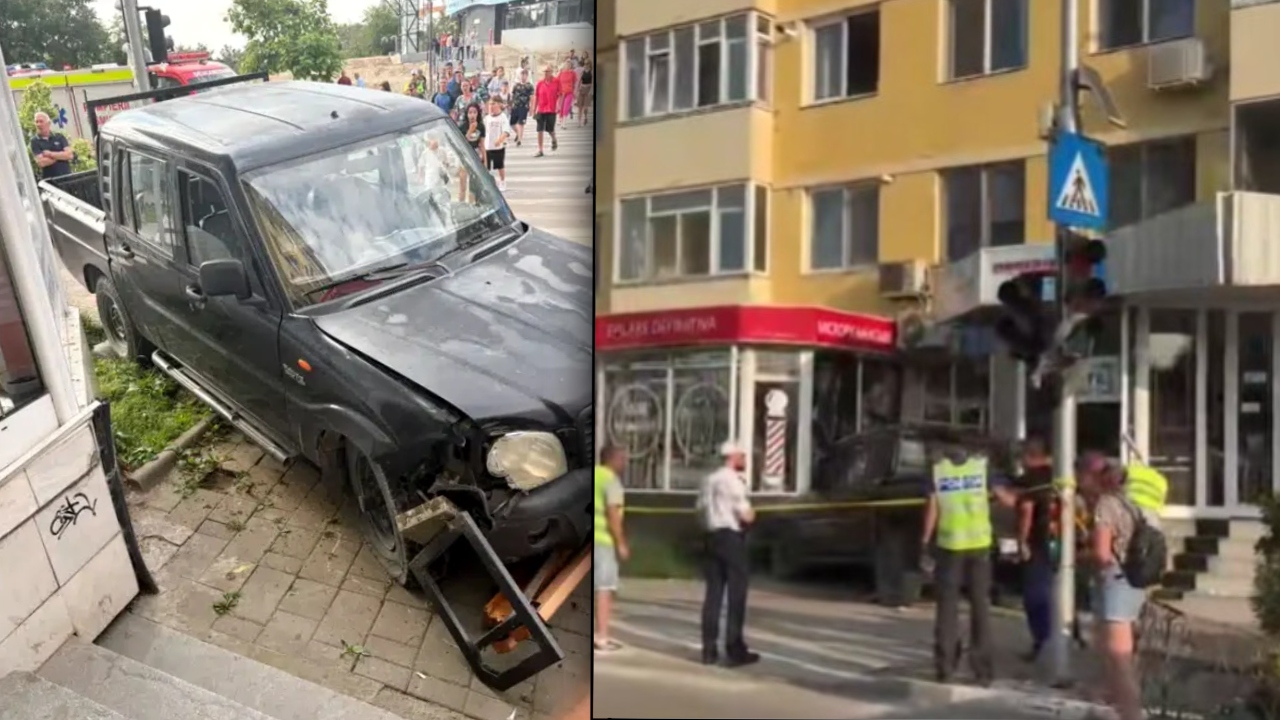 O femeie, ucisă în timp ce stătea pe o bancă. Un șofer din Tulcea a intrat cu mașina pe trotuar