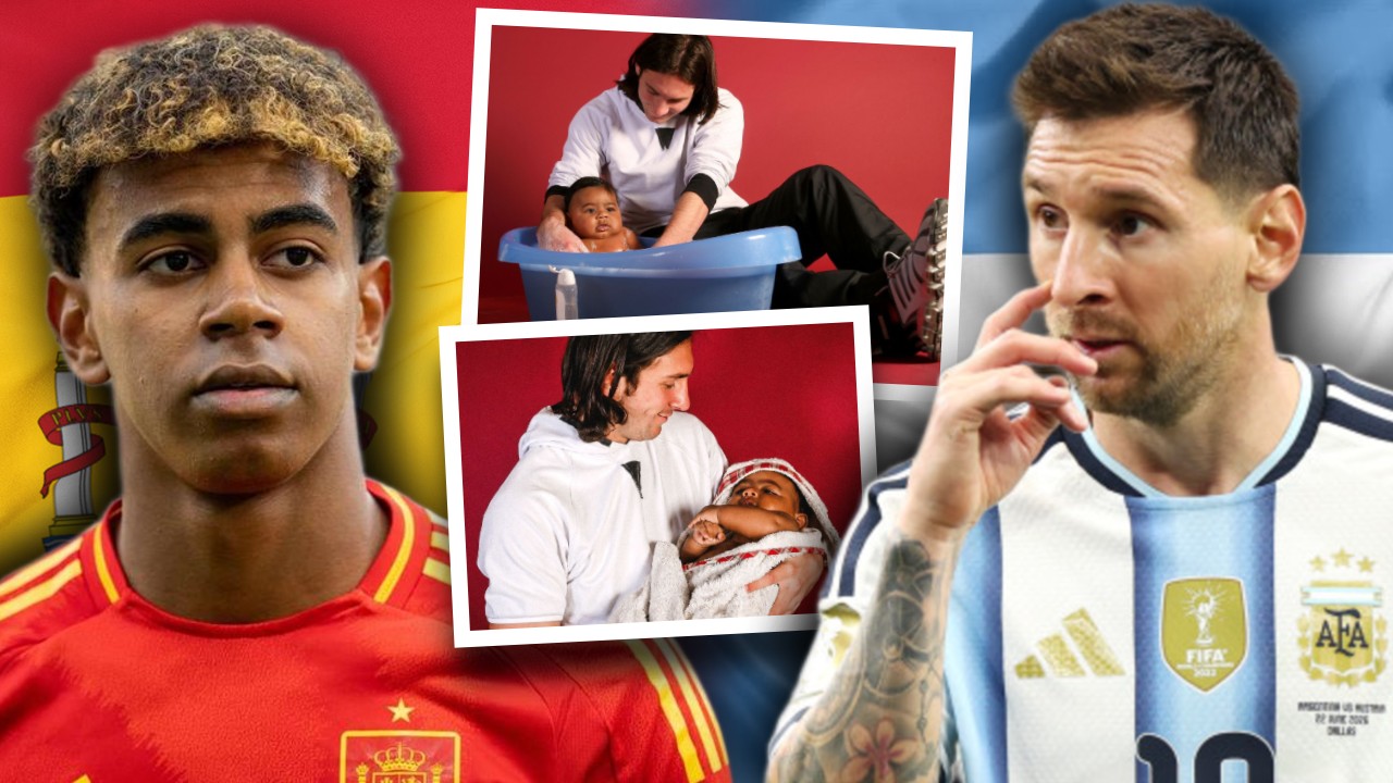 Fotografia devenită simbol la Cupa Mondială. Messi îl îmbăia pe bebelușul Lamine Yamal în 2007, iar acum luptă unul împotriva celuilalt în finala Spania – Argentina 2026
