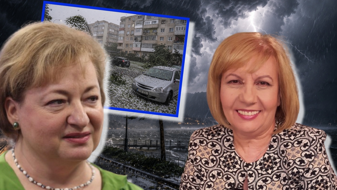 EXCLUSIV. Florinela Georgescu şi Elena Mateescu anunţă rupere de nori în orele următoare. Vor fi vijelii de Cod Roşu şi căderi de grindină