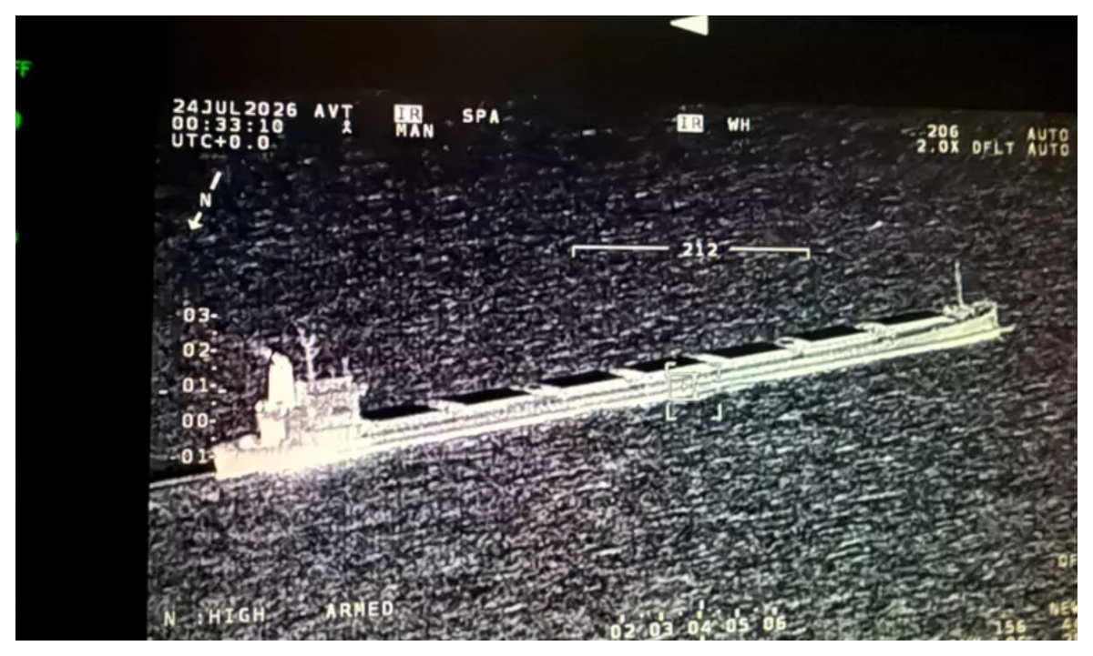 O nouă navă a fost lovită de o dronă sau de o mină în Marea Neagră, în apropiere de Sfântul Gheorghe