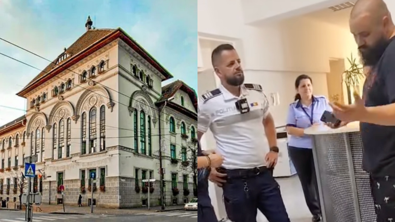 Scandal cu Poliția la Primăria Timișoara, după ce mai mulți angajați repuși în funcție de instanță nu au fost primiți la muncă VIDEO