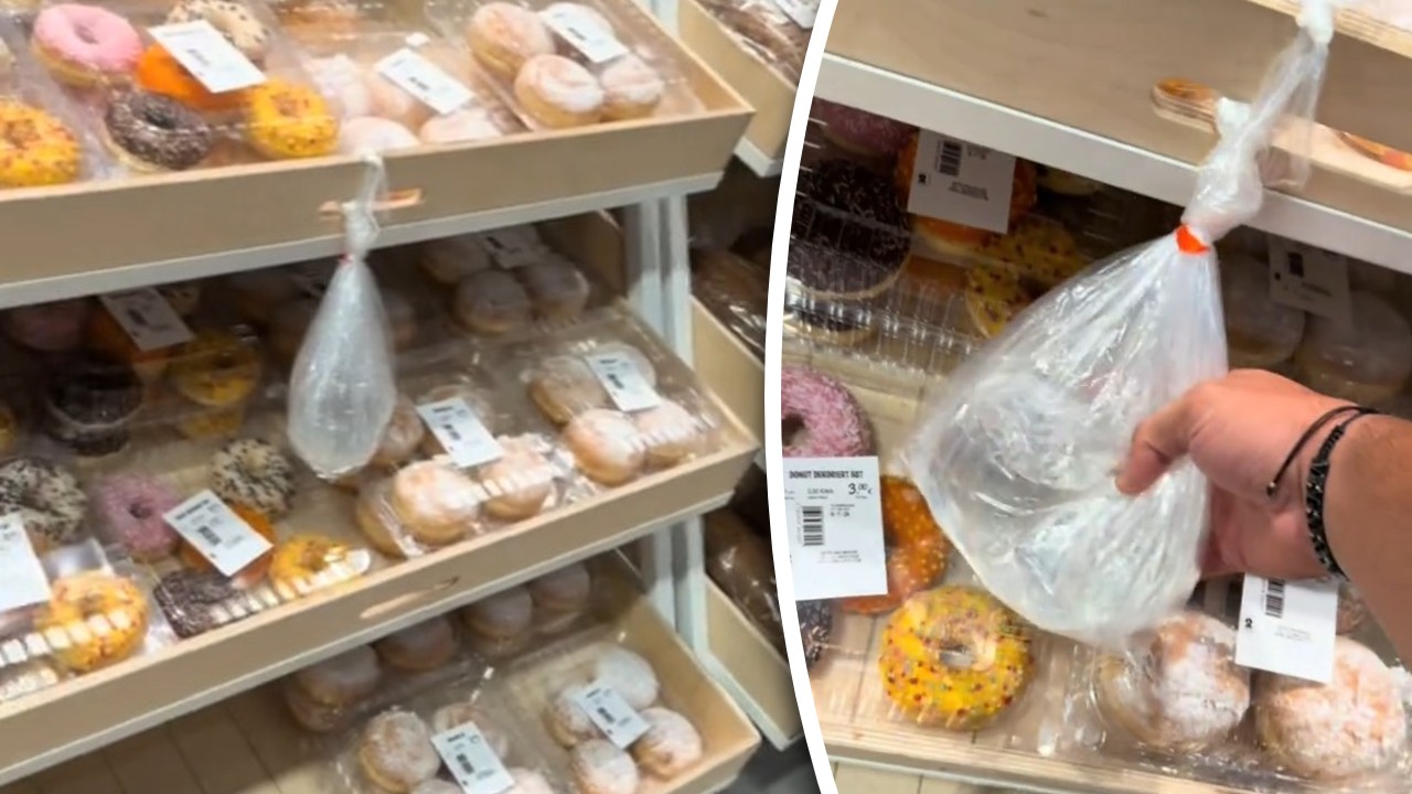 De ce se pun pungi cu apă în zona de patiserie din supermarketuri. Explicația inedită la care sigur nu te așteptai