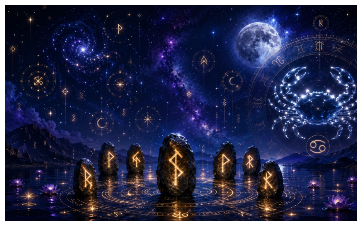 Horoscop special: Mercur este retrograd în Rac. Mesajul runelor mistice pentru zodia ta!