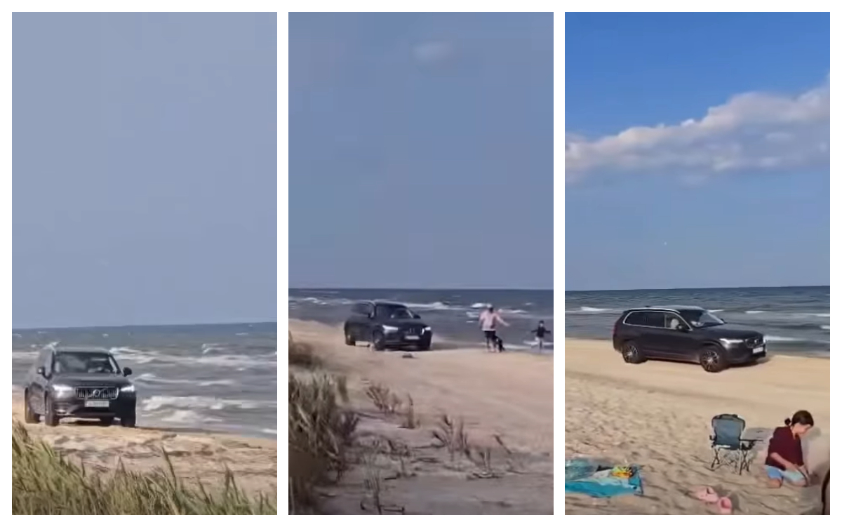 Amenda uriașă pe care a primit-o un bucureștean care s-a plimbat cu mașina printre turiștii de pe plaja din Vadu. IMAGINI VIRALE