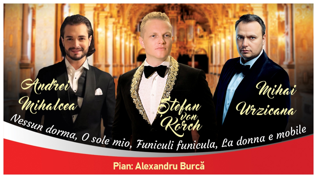 Ediţia 2026 a „DUELULUI TENORILOR”, cu ŞTEFAN von KORCH şi invitaţii,- pe 14 septembrie la Teatrul Naţional – Sala Studio, în deschiderea stagiunii Musical Extravaganza