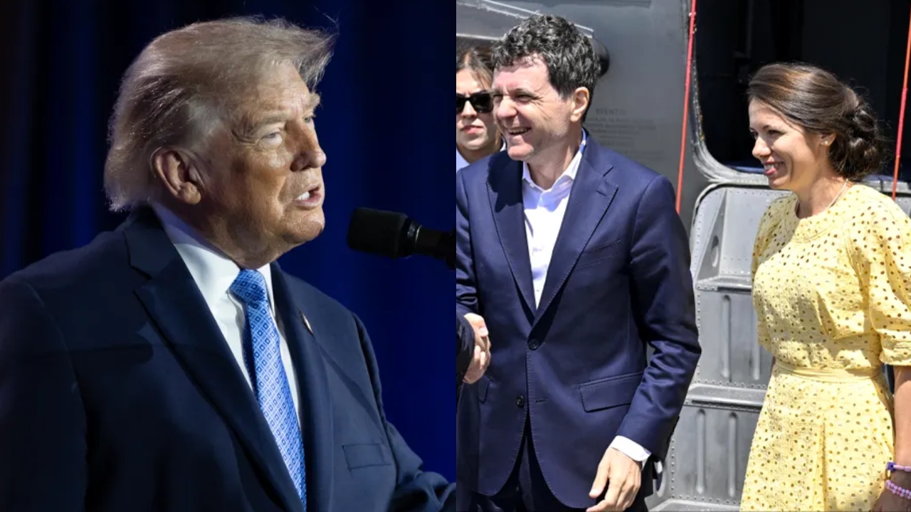 Nicușor Dan i-a prezentat-o pe Mirabela Grădinaru lui Donald Trump, la fotografia oficială de la summitul NATO
