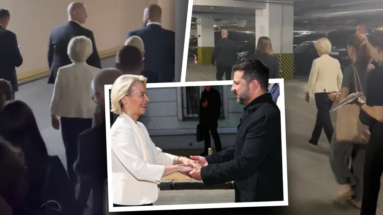 Raid rusesc în timpul vizitei liderilor europeni la Kiev. Delegația UE condusă de Ursula von der Leyen a fost escortată într-un buncăr