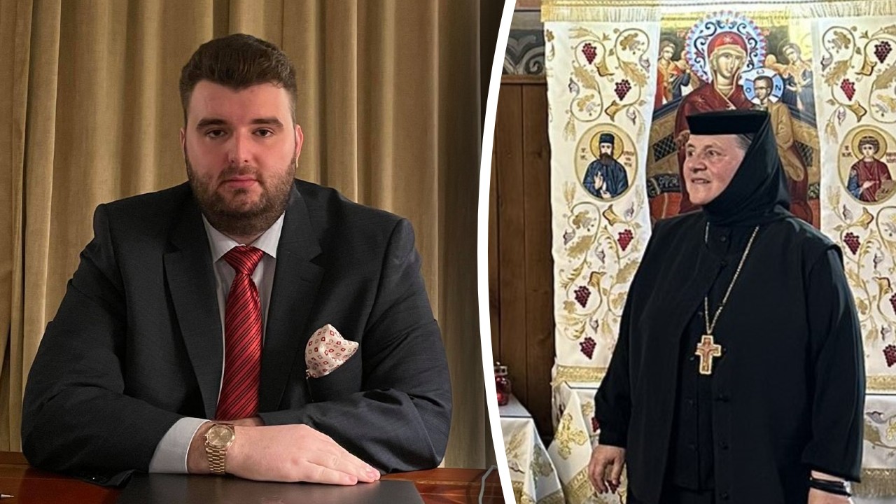 Victoraș Micula face muncă în folosul comunității la o mănăstire cu istoric penal. Stareța a „spălat” un milion de lei prin conturile lăcașului