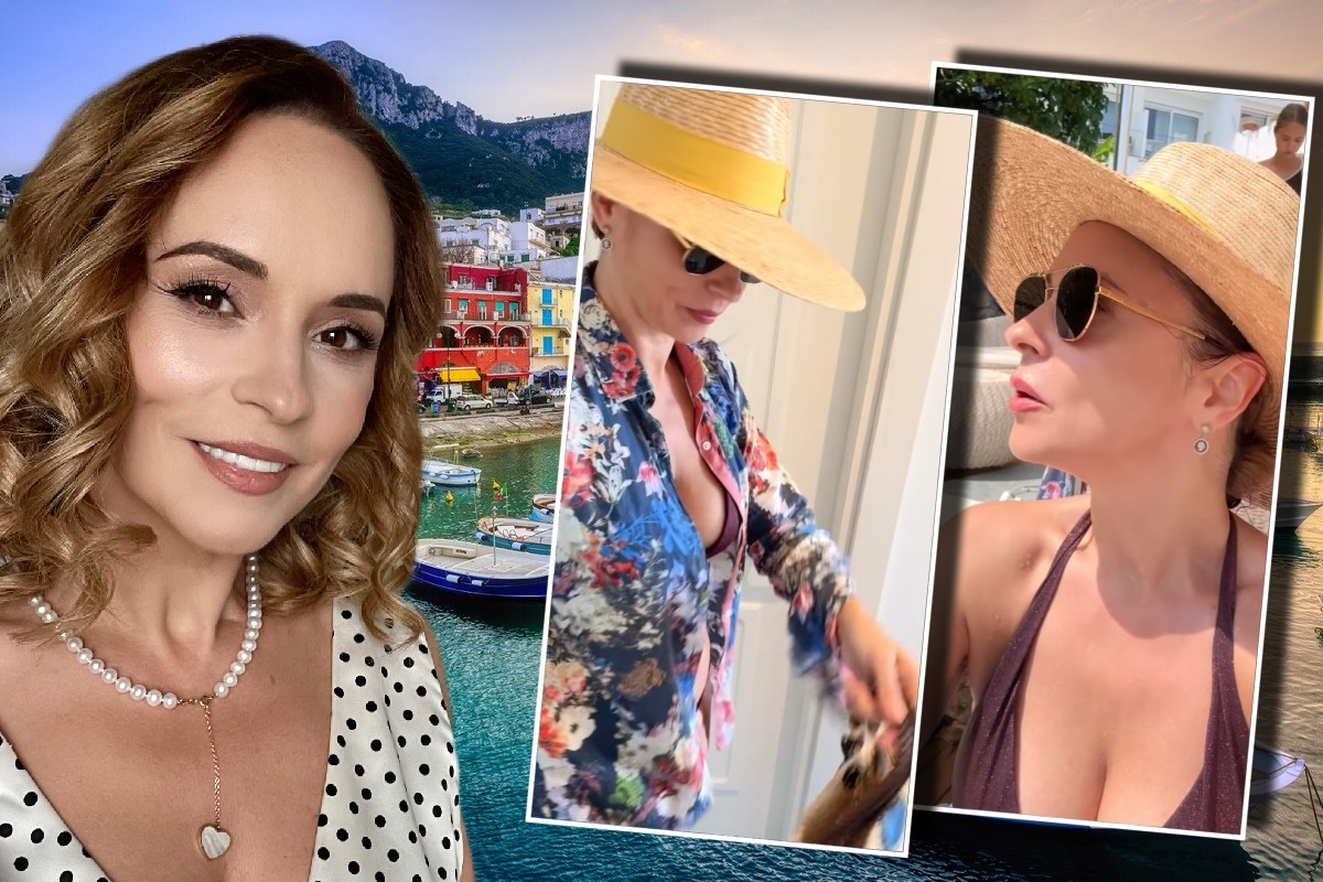 Imagini spectaculoase cu Andreea Marin în insula Capri. Fosta „Zână a Surprizelor” arată incredibil după ce a slăbit 20 kg
