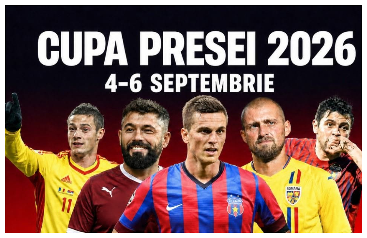 Cupa Presei la fotbal 2026. Romania TV luptă pentru trofeu. Programul meciurilor
