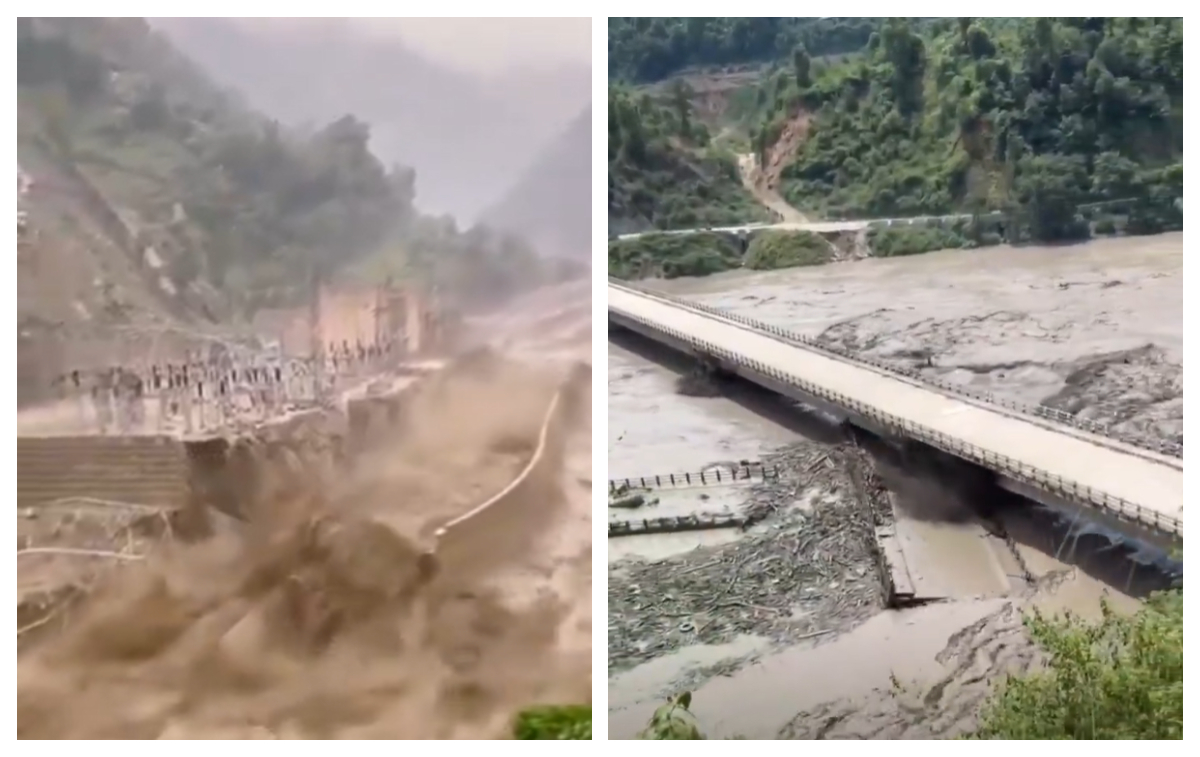 Noi imagini teribile cu viitura din Nepal. Bilanţul morţilor creşte de la o oră la alta