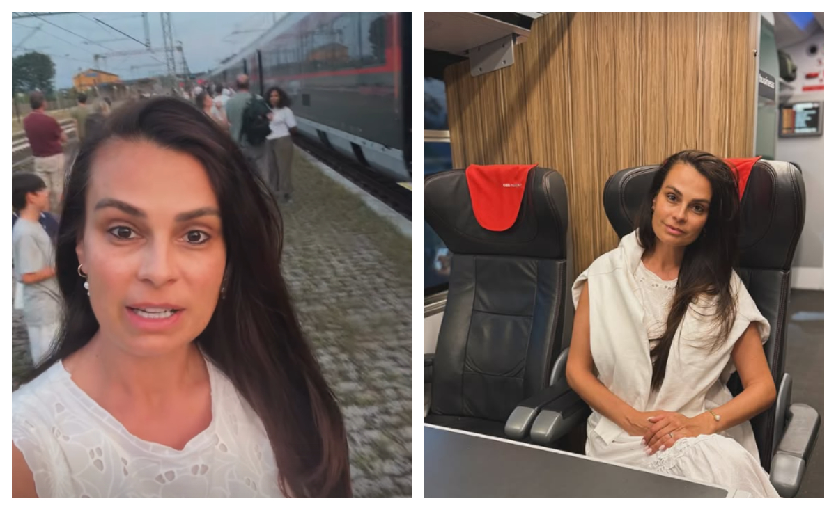Anca Serea, momente de coșmar în timpul călătoriei cu trenul din Italia spre Viena. Vedeta călătorea împreună cu copiii ei: ”Suntem șocați”