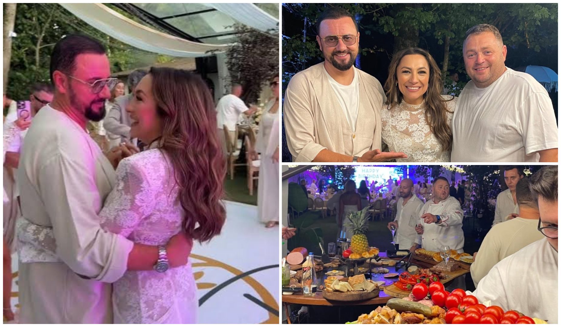 Lux, dar cu gust de copilărie! Cu ce delicii culinare și-au răsfățat Andra și Cătălin Măruță invitații la petrecere: „A fost cel mai râvnit preparat”
