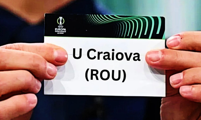 Ce adeversari are Universitatea Craiova în Conference League. Programul meciurilor
