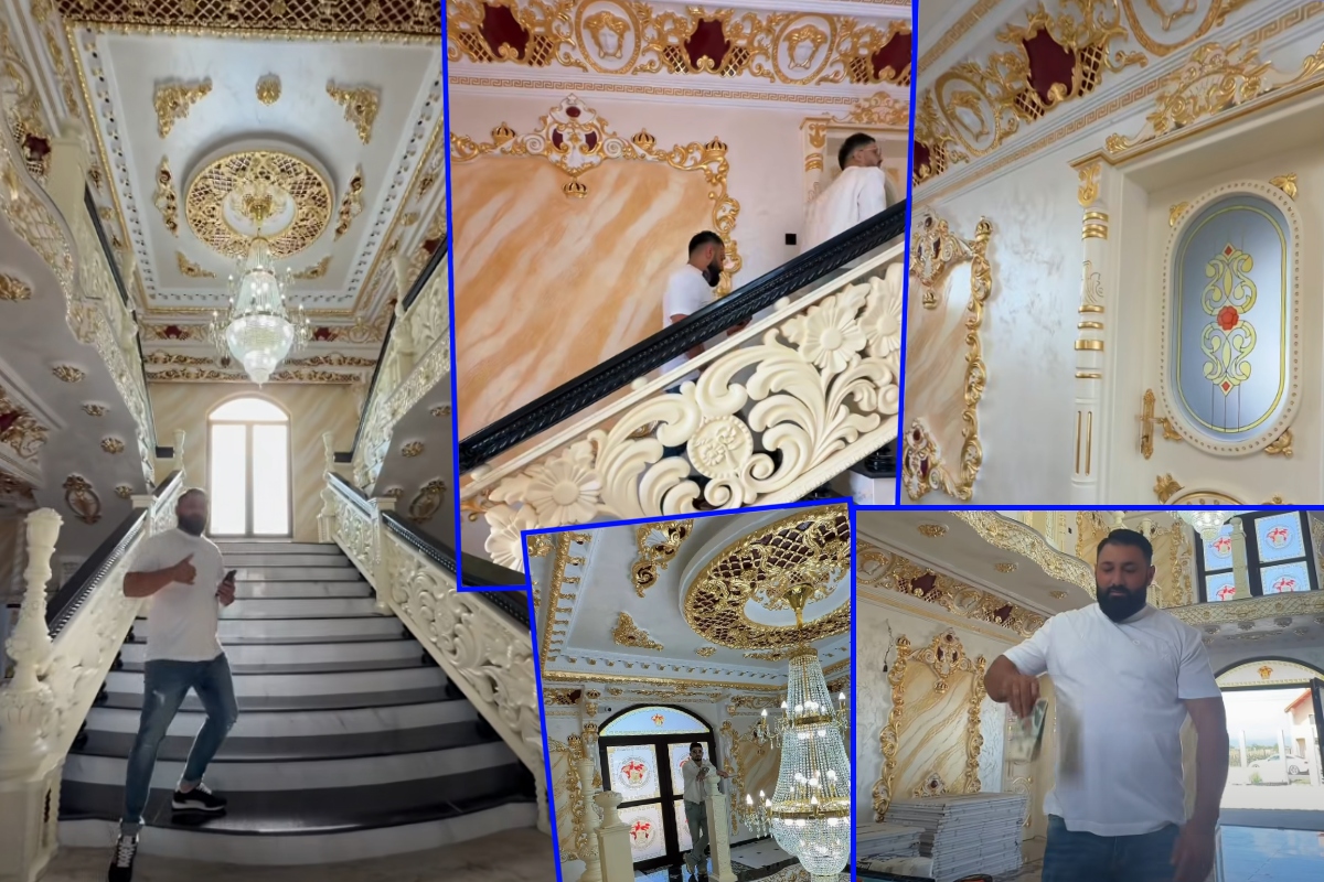 Avem Topkapi și acasă! Suleyman Magnificul ar fi invidios! Familia Blăguță îi face concurență serioasă la capitolul lux și opulență. Imagini fabuloase din interiorul palatului din Hațeg
