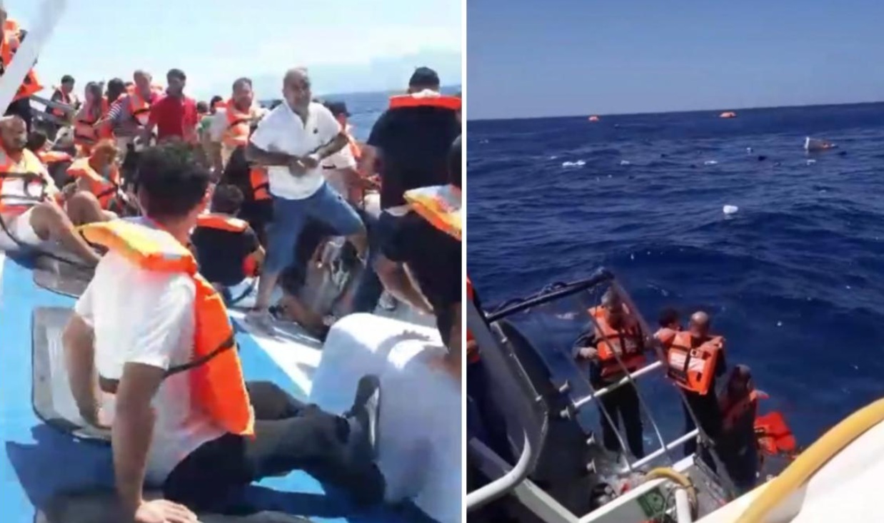 Feribot cu 280 de persoane la bord s-a scufundat în Cipru. Echipele de salvare intervin contra cronometru, elicoptere și ambulanțe mobilizate de urgență VIDEO