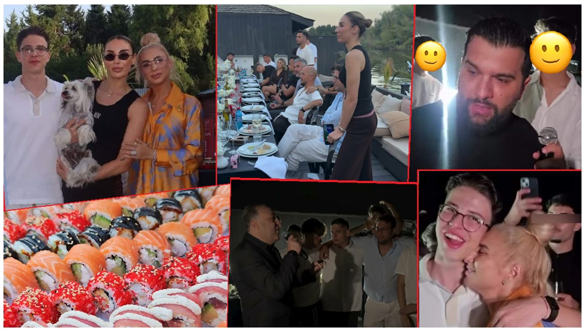 Laurențiu Reghecampf Jr. și-a sărbătorit majoratul cu lăutari. Anamaria Prodan i-a organizat lui Bebeto o petrecere pe cinste, Tzancă Uraganu a făcut spectacol VIDEO