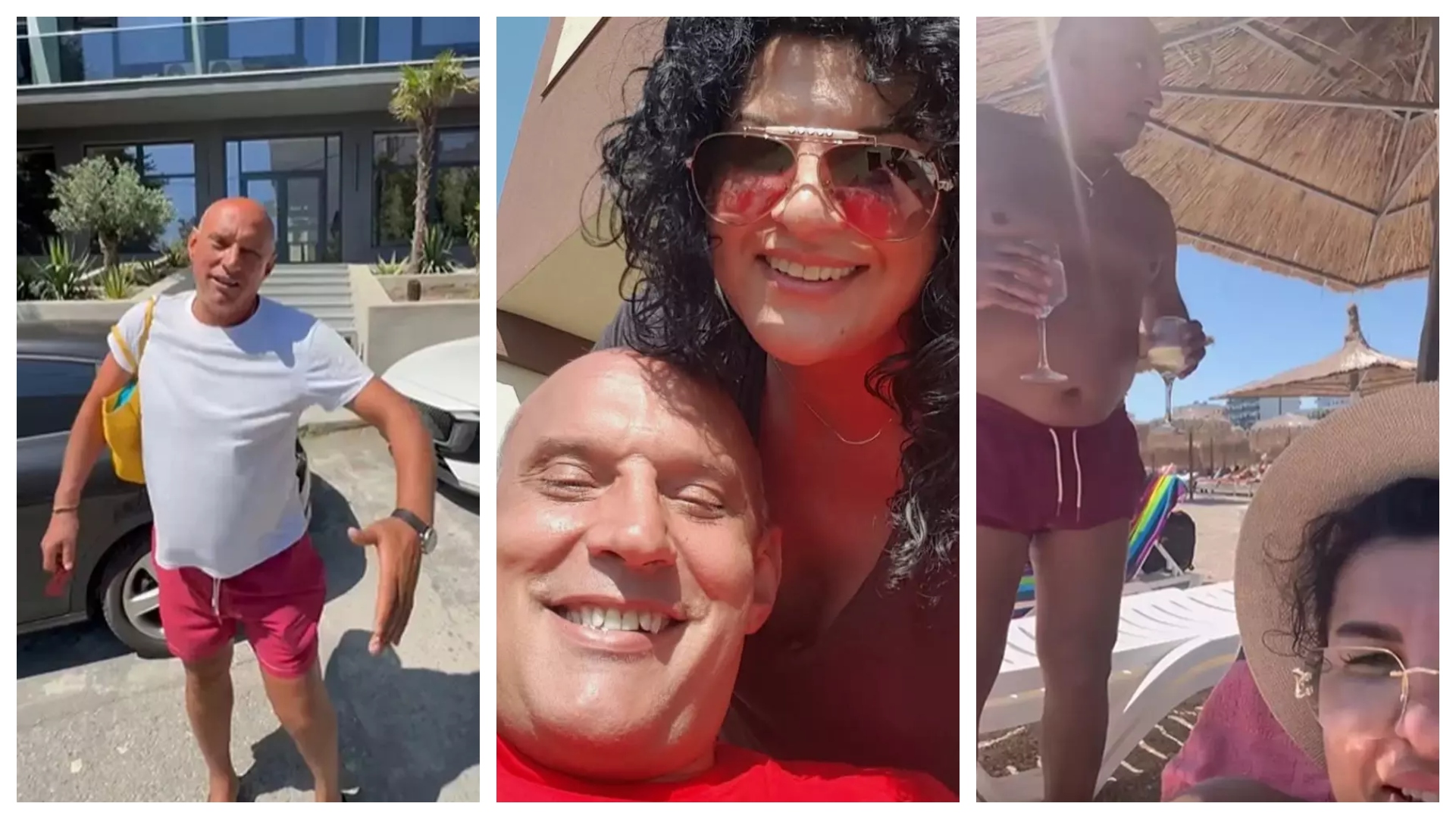 Florin Prunea și Lăcrămioara Ursu, escapadă pe litoral. Fostul internațional și-a amuzat fanii: „Zici că sunt Nea Mărin Miliardar!”