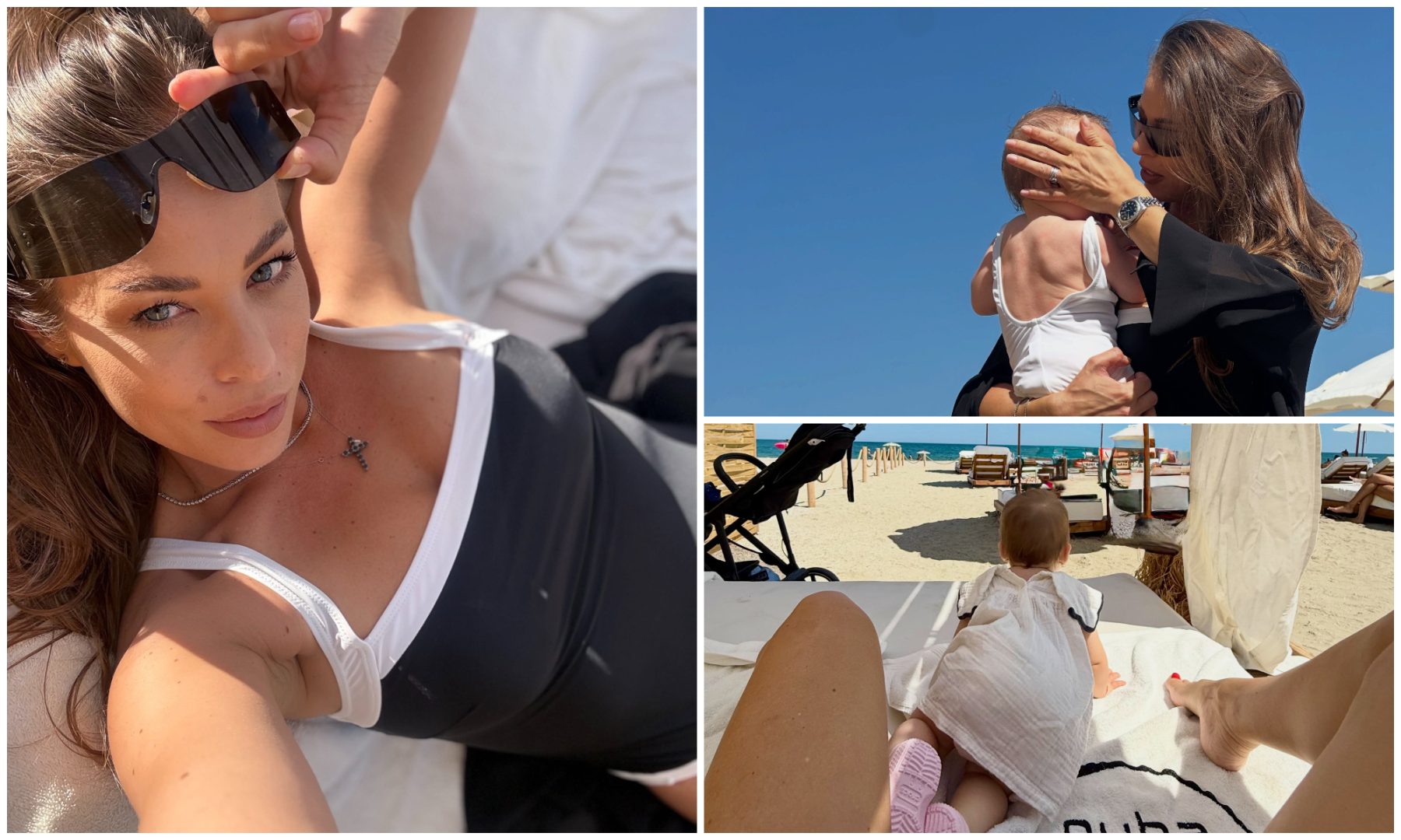 Roxana Nemeș, imagini de colecție cu gemenii la plajă. Cântăreața a dezvăluit cum a rămas gravidă: „Fiecare poveste e diferită”