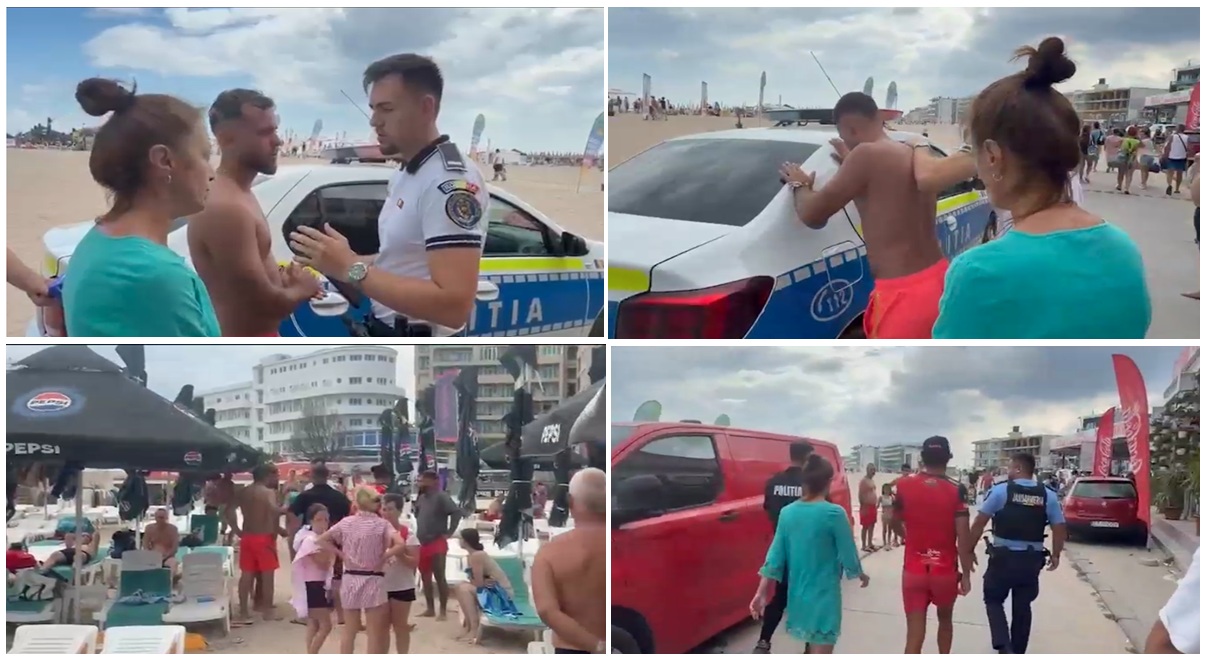 A intervenit poliția în Eforie. Un turist a sărit să bată salvamarul care i-a salvat viața: „Nu mi se pare normal. Te scot dintr-o zonă în care există pericol de moarte și tu devii violent. Oamenii sunt recalcitranți, unii sunt în stare de ebrietate și te înțelegi foarte greu cu ei”