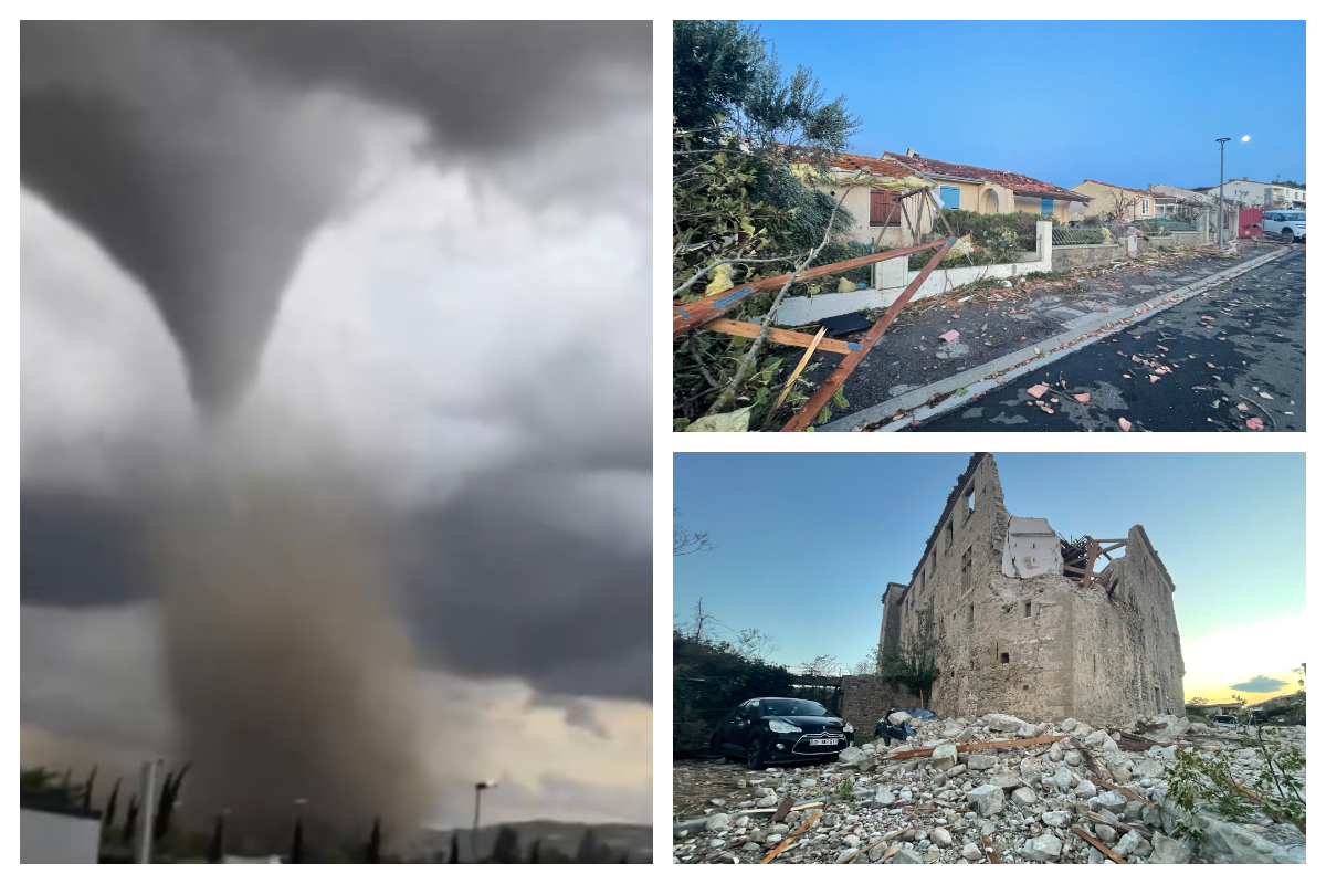 VIDEO Tornadă devastatoare în Franţa. În România, ANM anunţă zile de vară şi în septembrie