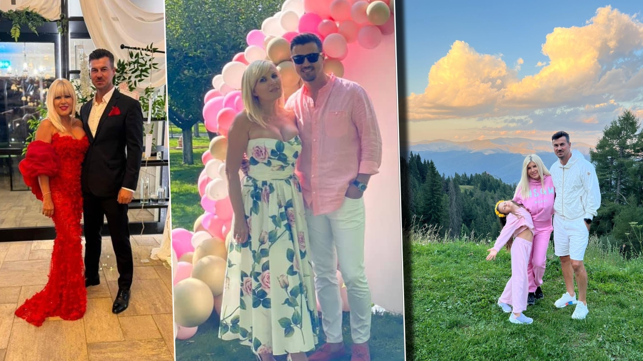 Elena Udrea și Adrian Alexandrov, în compania lui Adrian Minune. Postarea făcută de partenerul fostei ministre