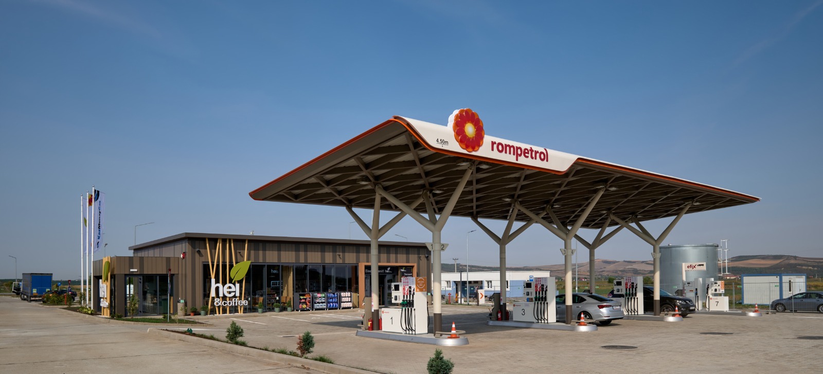 Rompetrol Downstream deschide primele stații de carburanți de pe Autostrada Transilvania (A3)